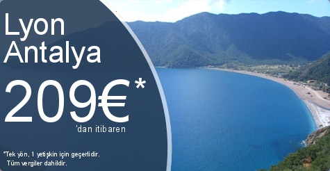 Lyon Antalya Uçak Bileti